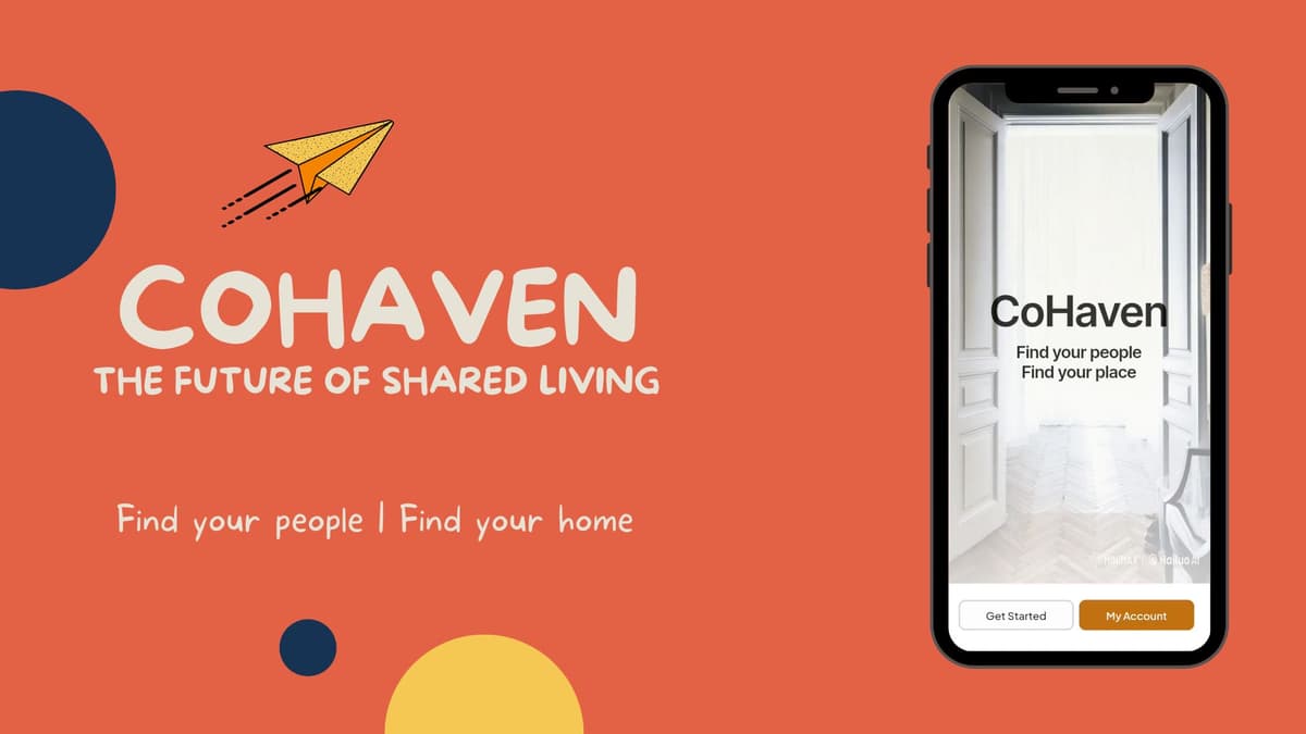 CoHaven - Flutter Mobile Application Demo
